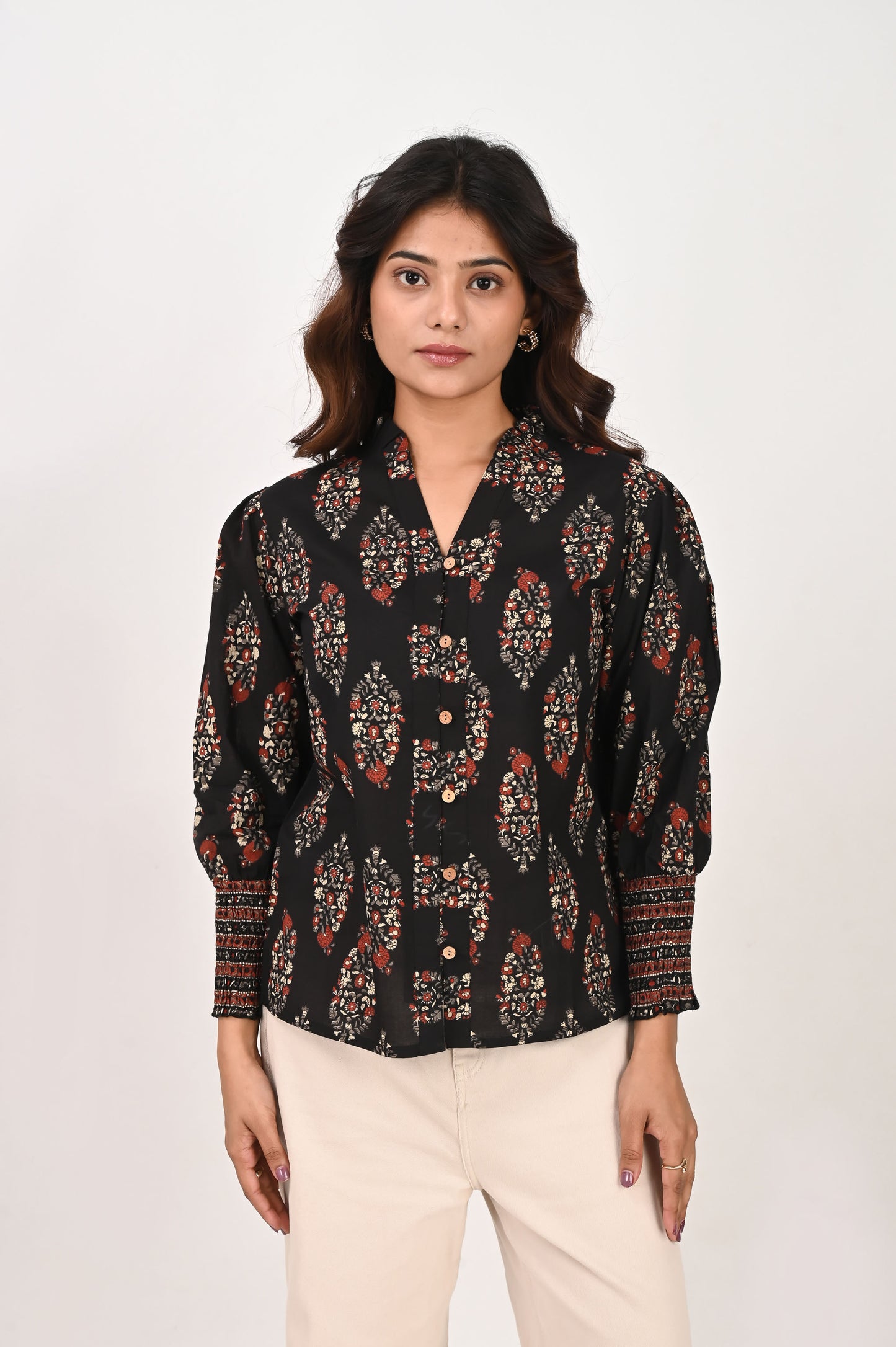 Black Printed Shirt