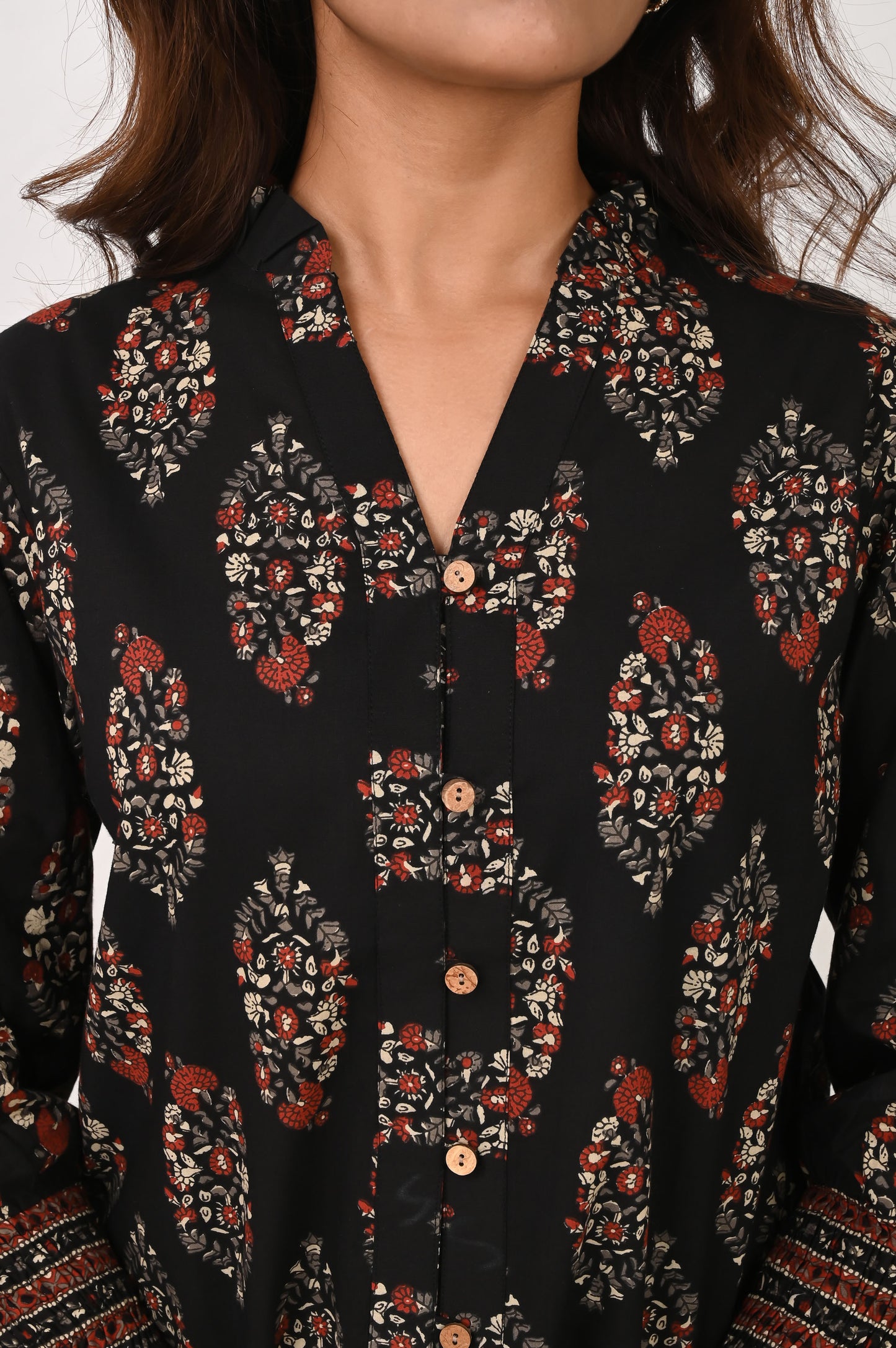 Black Printed Shirt