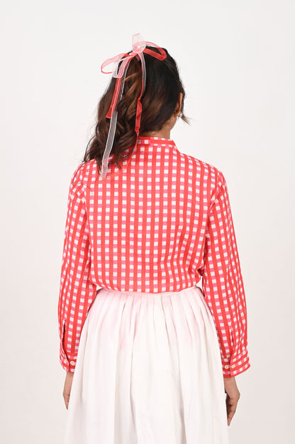 Cherry Muse Bow Tie Shirt