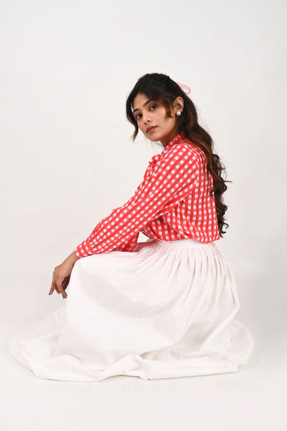 Cherry Muse Bow Tie Shirt