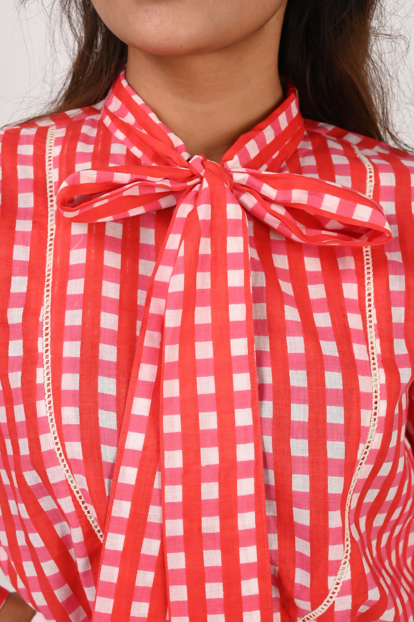Cherry Muse Bow Tie Shirt