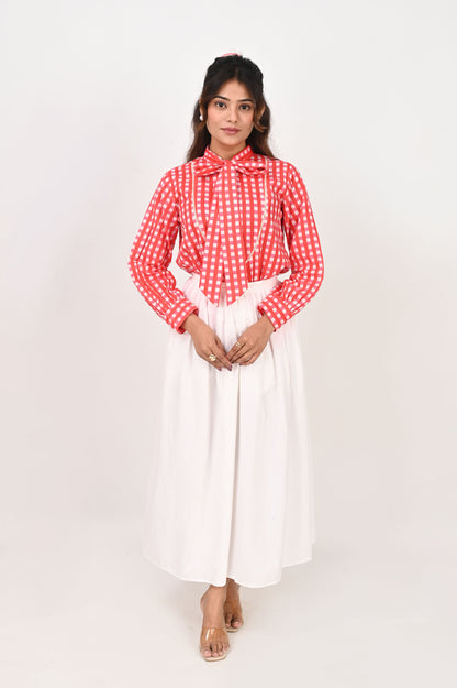 Cherry Muse Bow Tie Shirt
