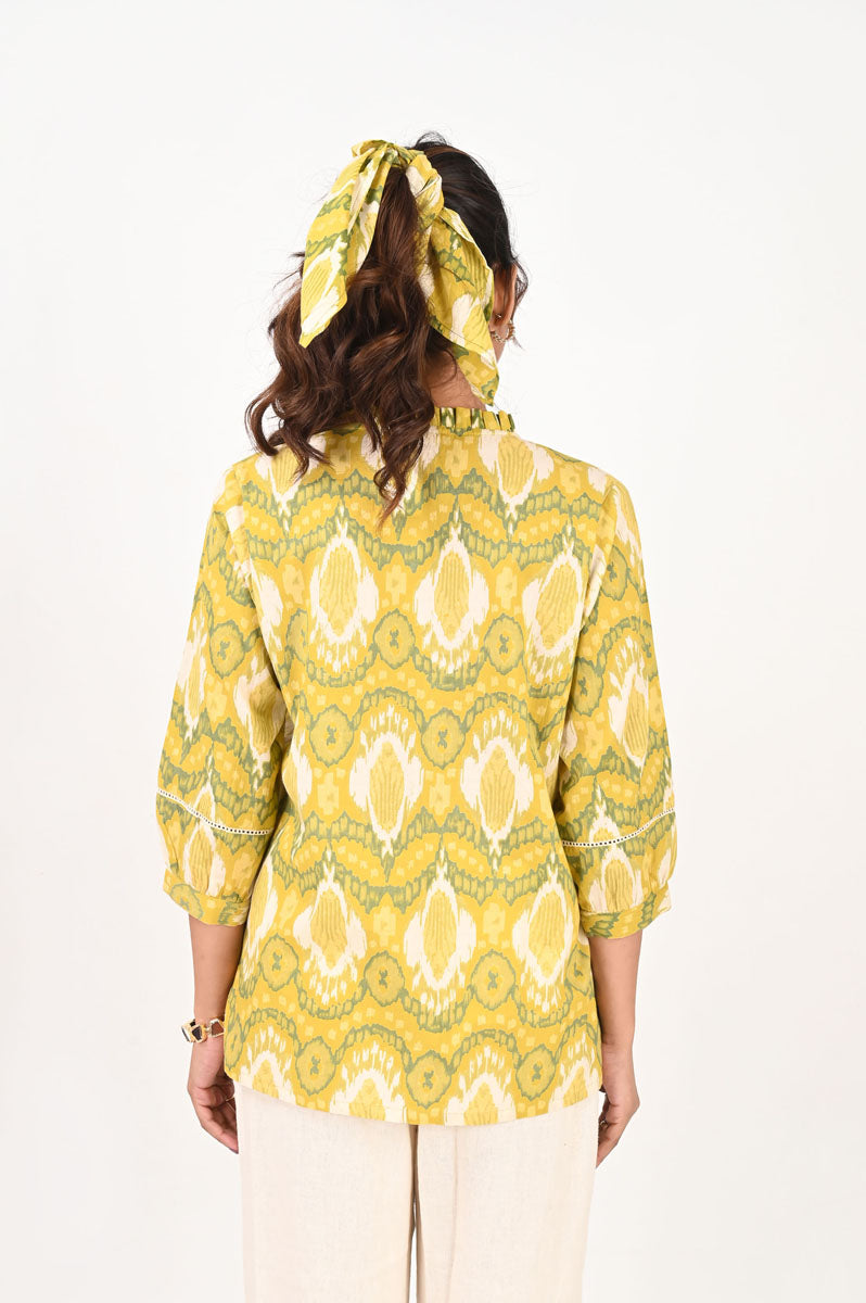 Buy Green Ikat Shirt online at SITU - women's shirt