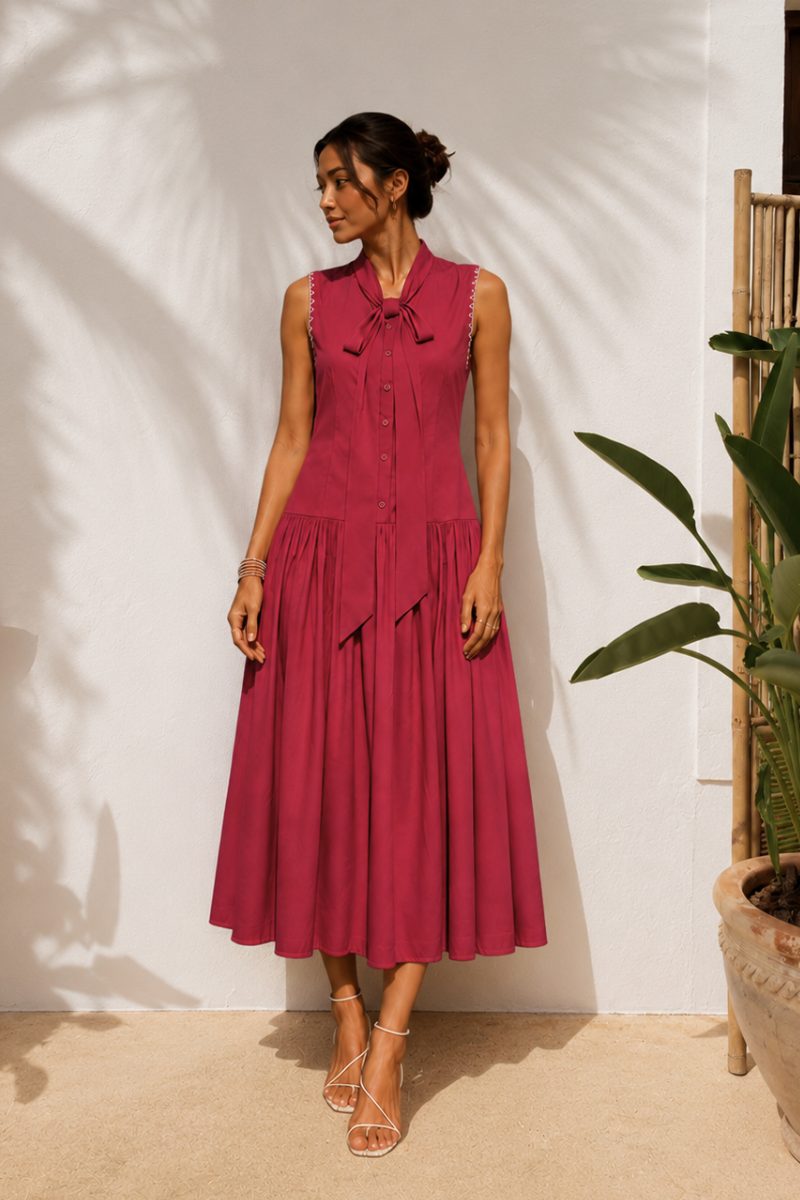 Scarlet Rose Sleeveless Dress