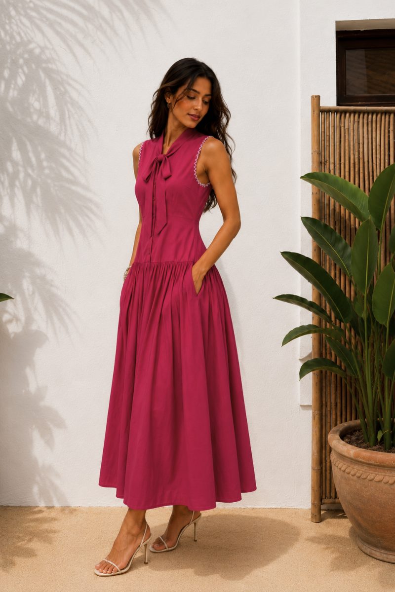 Scarlet Rose Sleeveless Dress