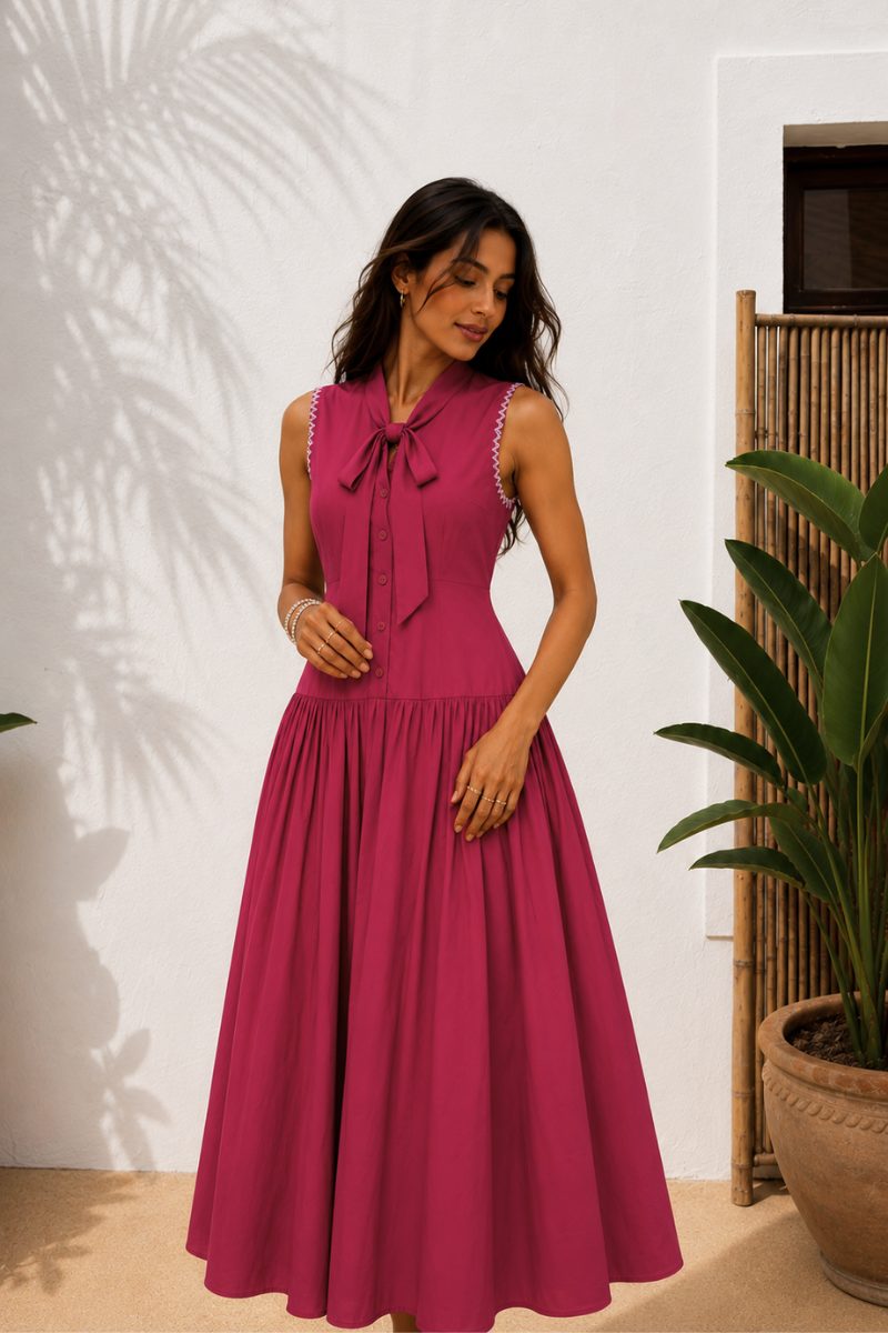 Scarlet Rose Sleeveless Dress